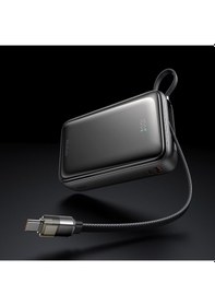 Resim Mcdodo Mc-6370 20000mah 65w Dahili Kablolu Powerbank Siyah 