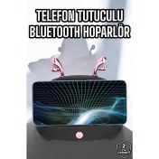 Resim Yeni Nesil Akıllı Hoparlör Telefon Tutacağı Uzun Pil Ömrü Yüksek Ses Kaliteli 