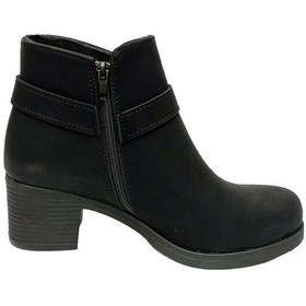 Resim Fix 6013 Yağlı Deri Trend Fashion Kadın Bot Siyah 