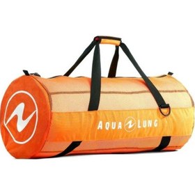 Resim Aqualung Adventurer Mesh Çanta, Dalış Ekipmanları Için Hafif Ve Dayanıklı Plaj Çantası Turuncu 