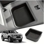 Resim Hightower Siyah Konsol Soğutucu Organizer Rx Gx 550 2024 2025 Toyota Land Cruiser Prado 250 Araç Kolçak Saklama Kutusu Abs Tepsi 