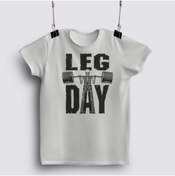 Resim Fizello Deadlift Skeleton Gym Bodybuilding Fitness Workout T-shirt, Kadın Tişört, Unisex Beyaz T-shirt 