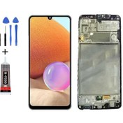 Resim Samsung A32 A325 Çıtalı Dokunmatik LCD Ekran 