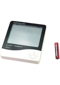 Resim Xnews J52YT1927 Masaüstü Dijital Termometre Nem Ölçer Saat 