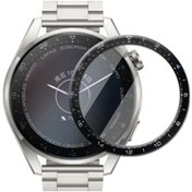 Resim Huawei Watch 3 Pro 3D Full Kaplama Ekran Koruyucu Pet+Pmma (523365533)-Siyah 