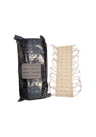Resim 200 Adet 12 Volt 1.5 Watt 3 Lensli Beyaz 2835 Smd Led Modül Ip65 Modül 1 Paket 