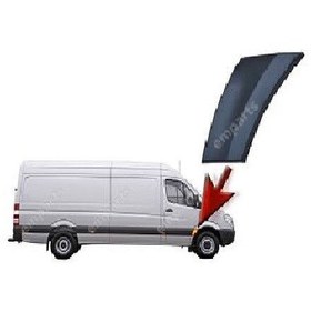 Resim Mercedes Sprinter Ön Çamurluk Kaplaması Sağ 2006 Sonrası Uyumlu 
