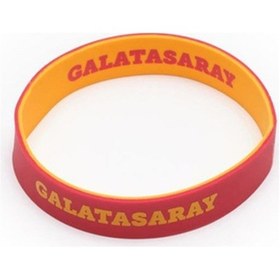 Resim Galatasaray Lisanslı 1905 Şal Atkı Ve Sarı-kırmızı Bileklik Sarı - Kırmızı 