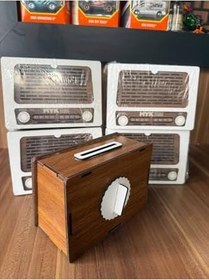Resim Nostaljik Radyo Görünümlü Kumbara, MYK Hediye ve Sanat Atölyesi Tasarımı, 5'li Paket 