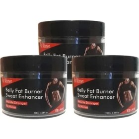 Resim Buğz Eelhoe Belly Fat 3'lü Burner Sweat Enhancer Kadınlara Özel Kremi 100 ml 