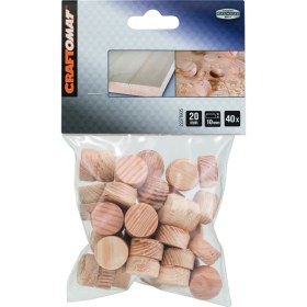 Resim Craftomat Pivot Dübel 20X10 mm (40 Adet) 