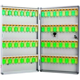 Resim Panda 40x63 Cm 96 Lı Lüks Ithal Alüminyum Metal Anahtar Dolapları 