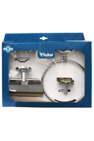 Resim sukar Banyo Aksesuar Seti Krom Kağıtlık - Askılık - Havluluk Lüx Kalite 