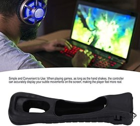 Resim HOSIS Hızlandırıcı adaptörü, pratik silikon kılıf, uzaktan kumanda, sensör, Motion için (siyah) 