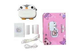 Resim Ucuz Tekno Çocuklara Özel Şirin Tasarımlı Mini Fotoğraf Yazıcısı 3 Adet Rulo Hediyeli 