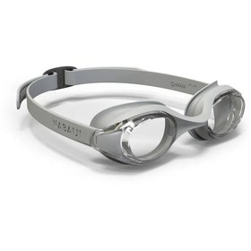 Resim Yüzücü Gözlüğü - Standart Boy - Gri - Şeffaf Camlar - Ready Gri 