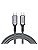 Resim LivX FAST USB 4.0 40Gbps, 240W, 8K60Hz USB4.0 USB-C Kablosu 1 Metre Gri KLV-01 