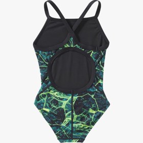 Resim Durafast Elite® Girl's Diamondfit Swimsuit | Synapse 310 Green - 22 