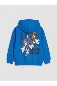 Resim LC Waikiki UZG STORE'dan Stil Sahiplerine Sonic Baskılı Erkek Çocuk Hırka Ve T-shirt 2'li 