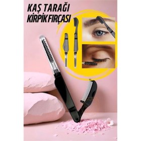 Resim Skygo ModaCar Kirpik Fırçası Kaş Tarağı Kaş ve Kirpik Fırçlı Tarak 