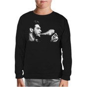 Resim Che Guevara 3 Siyah Çocuk Sweatshirt Siyah 