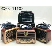 Resim Powerdex Rx-Bt1110s Retro Radyo Solar Enerjili, Bluetooth, Usb, Fm/Am/Sw Kahverengi 
