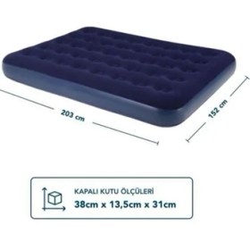 Resim Renklime Çift Kişilik Yumuşak Şişme Yatak 