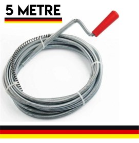 Resim Mager Tıkanmış Lavabo Gider Boru Kanal Açıcı Kılavuz Susta 5 Metre ( 6 mm ) 