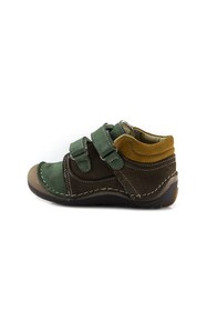 Resim mnpc Erkek Çocuk Haki-Kahve Deri Ortopedik Destekli İlk Adım Bot 