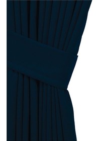 Resim Cheap's Home Petek Dokulu Kadife Dokuma Sık 1 X 3 Pileli Fon Perde Koyu Petrol 