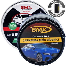 Resim SMX Çizik Giderici 270gr, Final Wax 150ml + Hediye Takoz Cila Süngeri ???? 