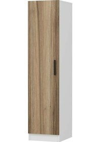 Resim Minar Kale 1 Kapaklı Dolap Beyaz - Dore 190cm Çok Renkli 