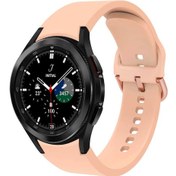 Resim Ensueno Galaxy Watch 4 Classic 42mm Krd-50 Uyumlu Kordon-pembe 