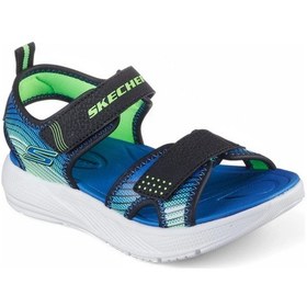 Resim Skechers 407034l Bklm Microspec-splash Erkek Çocuk Sandalet Çok Renkli 