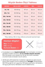 Resim Büyük Beden V Yaka Omuz Detaylı Boncuk İşlemeli Kazak 302776 - 44 / Bej 