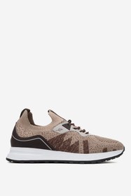 Resim Dericlub Kadın Trikolu Aksesuar Bağcıklı Comfort Sneaker Cr 2486 Vizon 