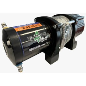 Resim Quatro 12v 5000 Lb Çelik Halatlı Vinç Atv-utv Yat - tekne Vinci 