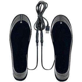 Resim Willowhaven Siyah Şarj Edilebilir Isıtmalı İçlik Ayarlanabilir Sıcaklık Ayak Isıtıcı 