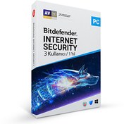 Resim Bitdefender Internet Security 3 Kullanıcı 1 Yıl (Elektronik Lisans) 