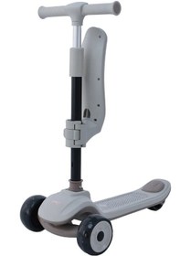 Resim Prego Bluetooth Özellikli Işıklı Katlanabilir Nitro Scooter Bej 