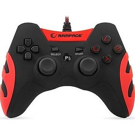 Resim Snopy Rampage SG-R218 ps3/pc input kırmızı USB 1.8m Gamepad 