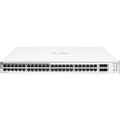 Resim HPE INSTANT ON JL815A 48 PORT GIGABIT / 24 PORT POE + 4X1GB SFP UPLINK RACMOUNT YONETILEBILIR 370W POE RACKMOUNT HPE INSTANT ON JL815A 48 PORT GIGABIT / 24 PORT POE + 4X1GB SFP UPLINK RACMOUNT YONETILEBILIR 370W P...