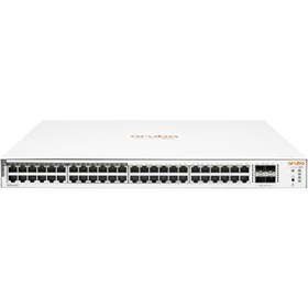 Resim HPE INSTANT ON JL815A 48 PORT GIGABIT / 24 PORT POE + 4X1GB SFP UPLINK RACMOUNT YONETILEBILIR 370W POE RACKMOUNT 