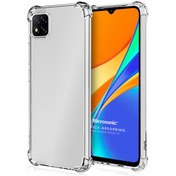 Resim Xiaomi Redmi 9c Kılıf Shock Absorbing Şeffaf Microsonic