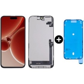 Resim Apple Uyumlu iPhone 16 Plus A+ Kalite Lcd Dokunmatik Ekran + Sıvı Ve Toz Bandı 