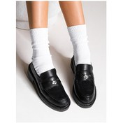 Resim Kadın Loafer Günlük Ayakkabı Dunaz - Siyah 