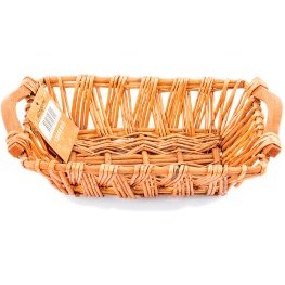 Resim Hasır Oval Kulplu Sepet 31X24X6 Cm Küçük 