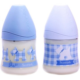 Resim Suavinex Ortodontik Geniş Ağız Silikon Biberon 150Ml 0-6Ay - Mavi 