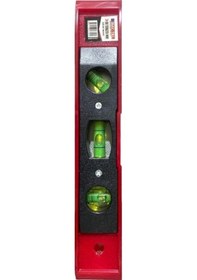 Resim Alüminyum Su Terazisi 22 Cm, Profesyonel Üç Yönlü Mıknatıslı Su Terazisi 