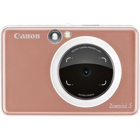 Resim Zoemini S Pembe Altın Şipşak Fotoğraf Makinesi (Canon Eurasia Garantili) 